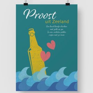 Kaart ansichtkaart postkaart Proost uit Zeeland