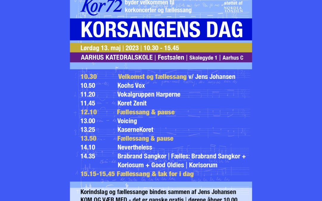 Korsangens Dag 2023