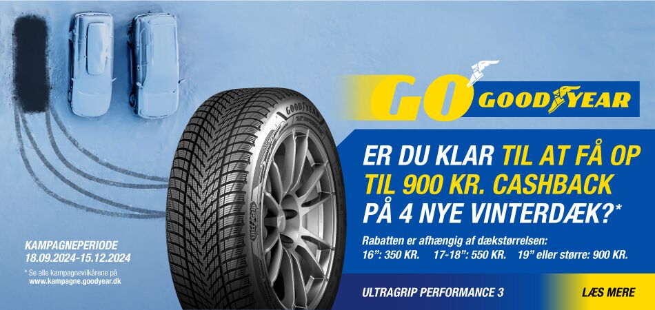 Tilbud på GoodYear vinterdæk hos Korup DÆKservice