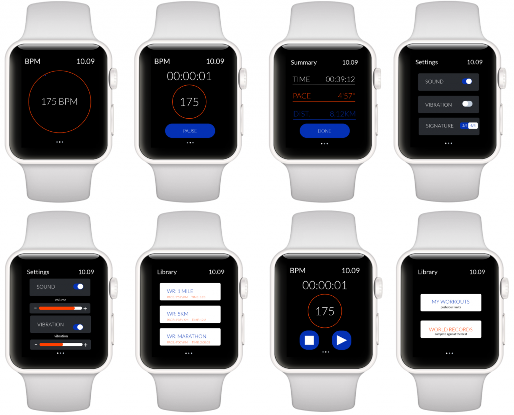 Apple watch running metronome deals