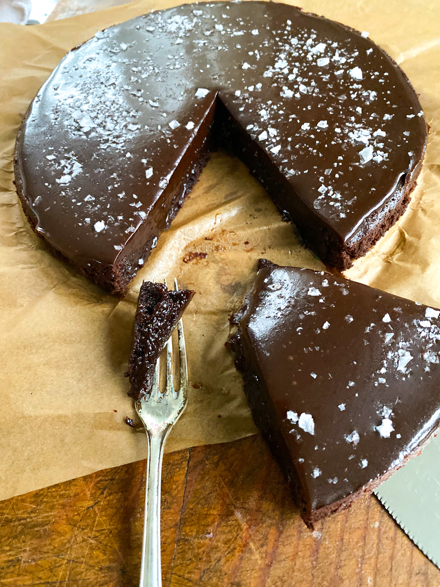 Kladdkaka med mjuk chokladkola – mattiascelinder