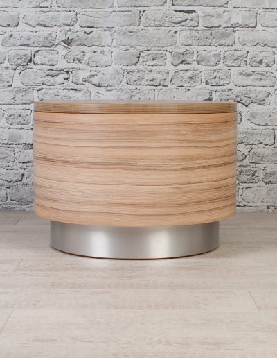 Drum table for hospitality