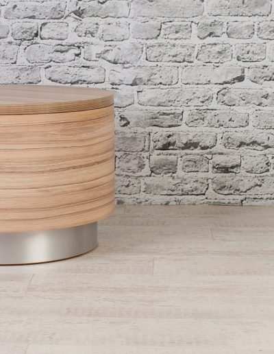 Karumi Drum Table - wood furniture for cafes and restaurants