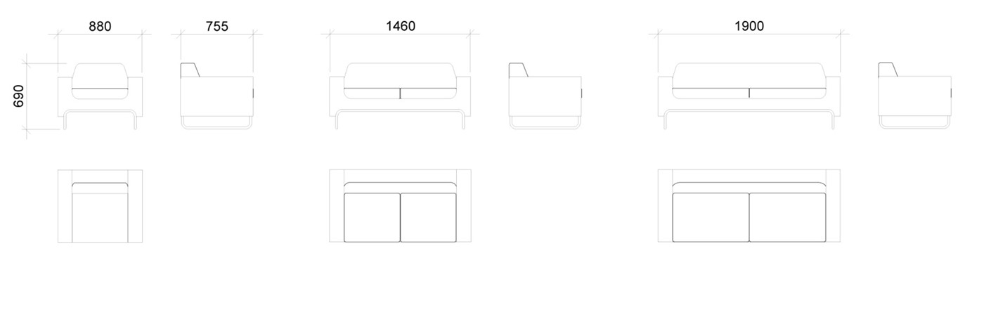 Koshi Sofa Spec