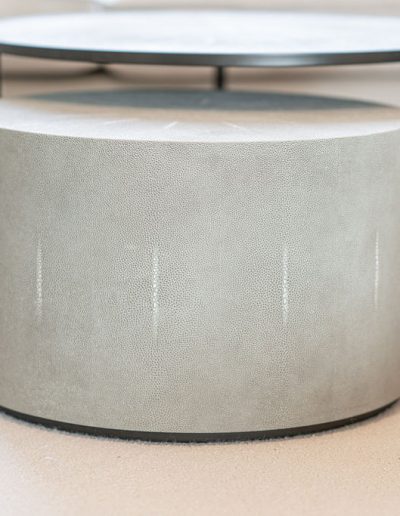 Integrated footstall and coffee table design - Koubou Interiors