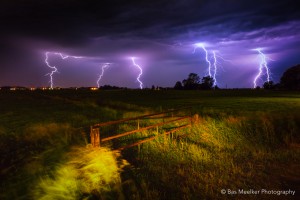 When lightning strikes - Leegkerk, The Netherlands