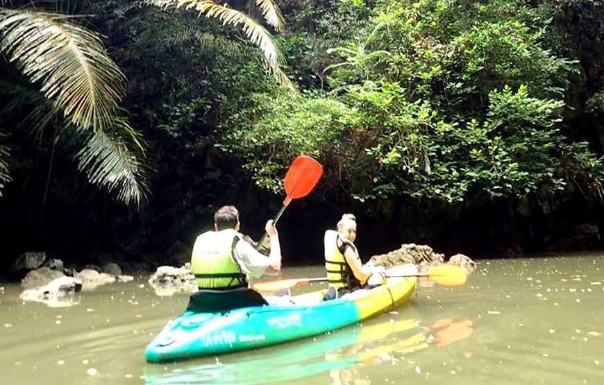 Kayaking + Swimming Ao Thalane – 1 Day