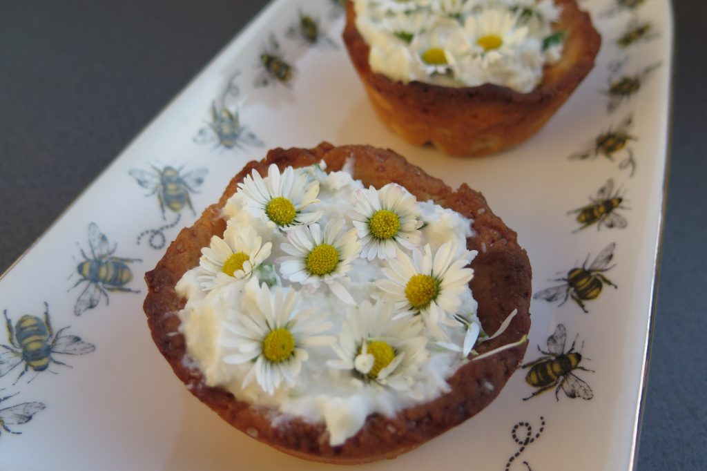 Gänseblümchen Tartelette