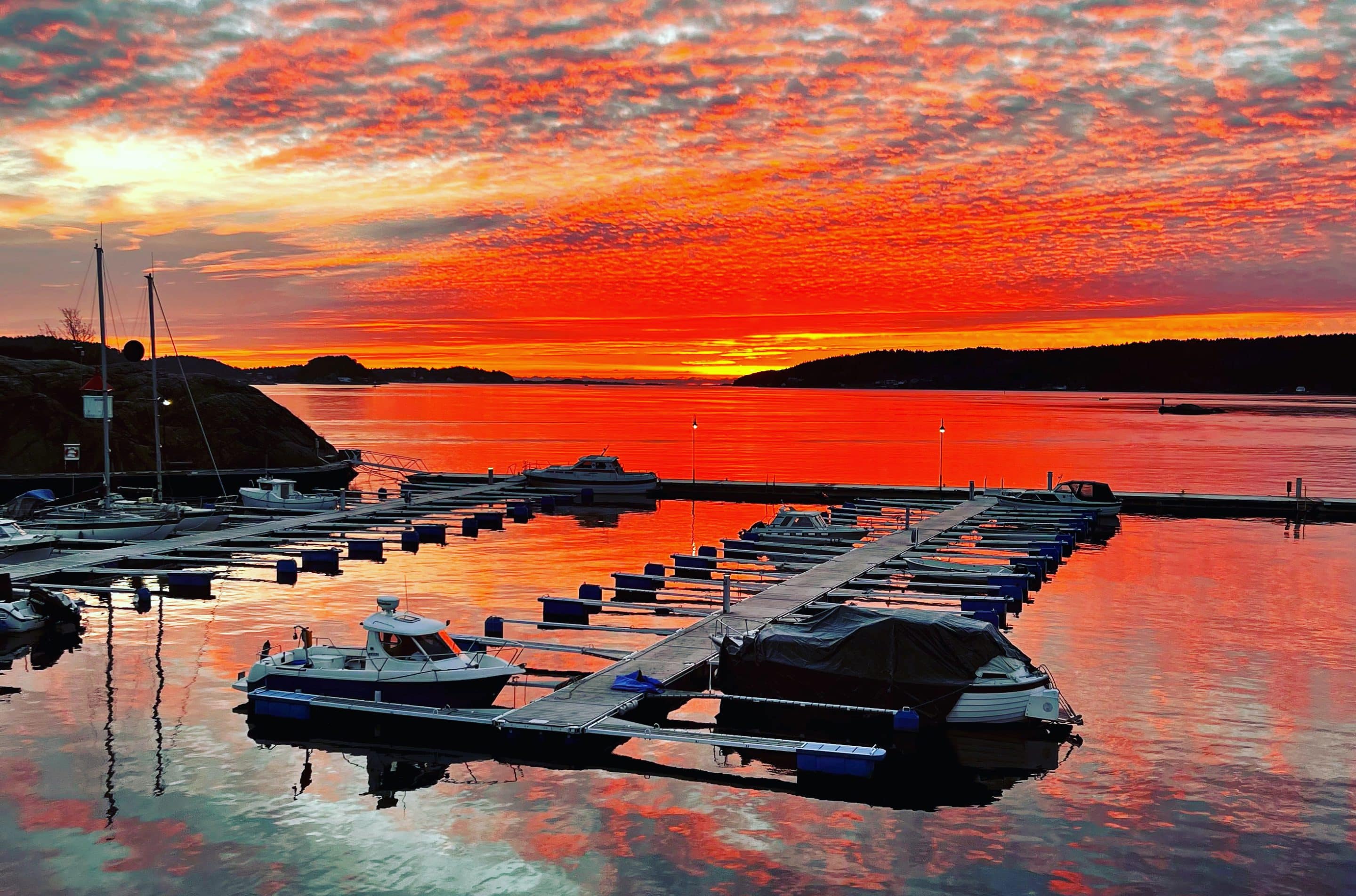 soloppgang_des23 Soloppgang desember 2023, kragerø, kunstnerbyen