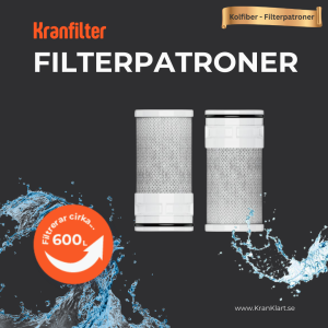 Sandhamn Crane Filter Filter Cartridges - Composite Carbon Filter 2-Pack