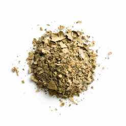 Red crushed leaves