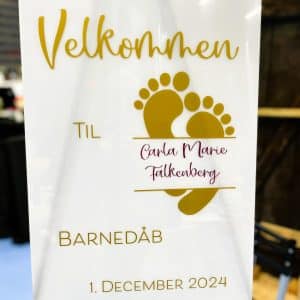 Akrylskilte - Firkantet