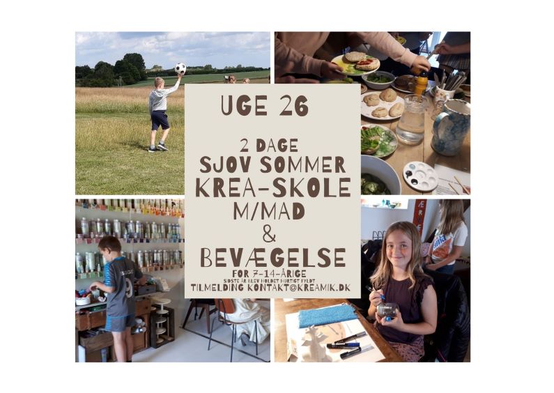 2021 Uge 26 Børne KREA-skole m/mad & bevægelse