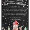 Brief Vom Weihnachtsmann Post Vorlage Zum Ausdrucken Personalisiert Chalkboard Meilensteintafel Weihnachten Wichtel