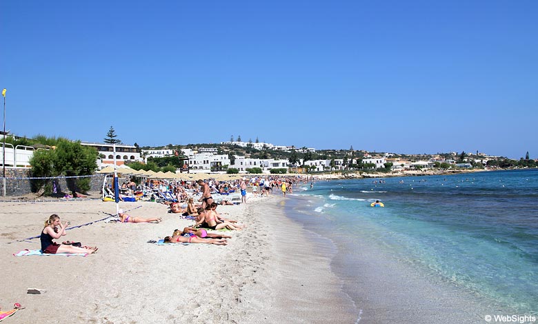 Hersonissos strand Kreta