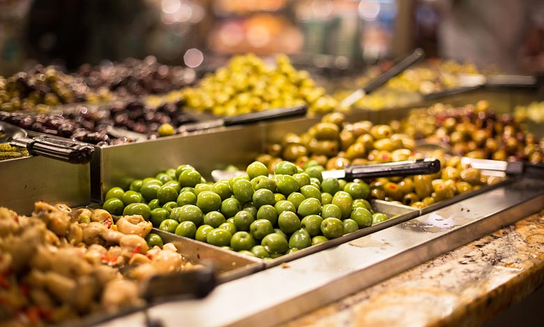 Kreta marknad oliven