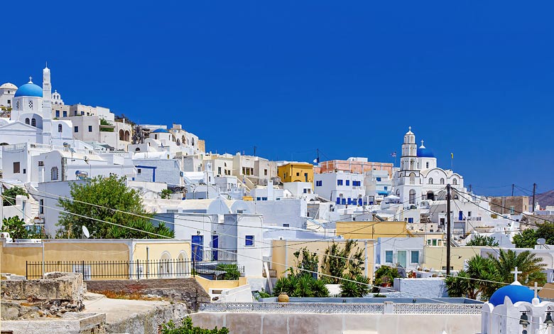 Pyrgos på Santorini