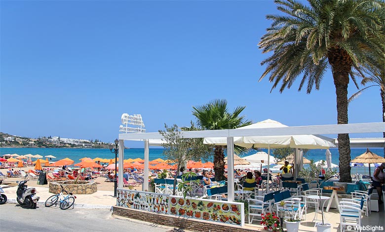 Stalis semesterort på Kreta