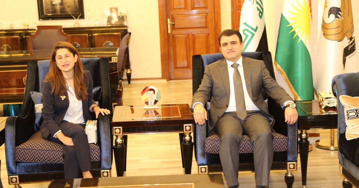 سەرۆکی-دیوانی-ئەنجومەنی-وەزیران-پێشوازی-لە-جێگری-کونسوڵی-گشتی-ئەمریکا-لە-ھەولێر-دەکات