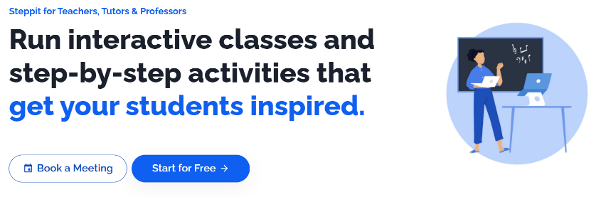 Run interactive classes and step-by-step activities that get your students inspired.