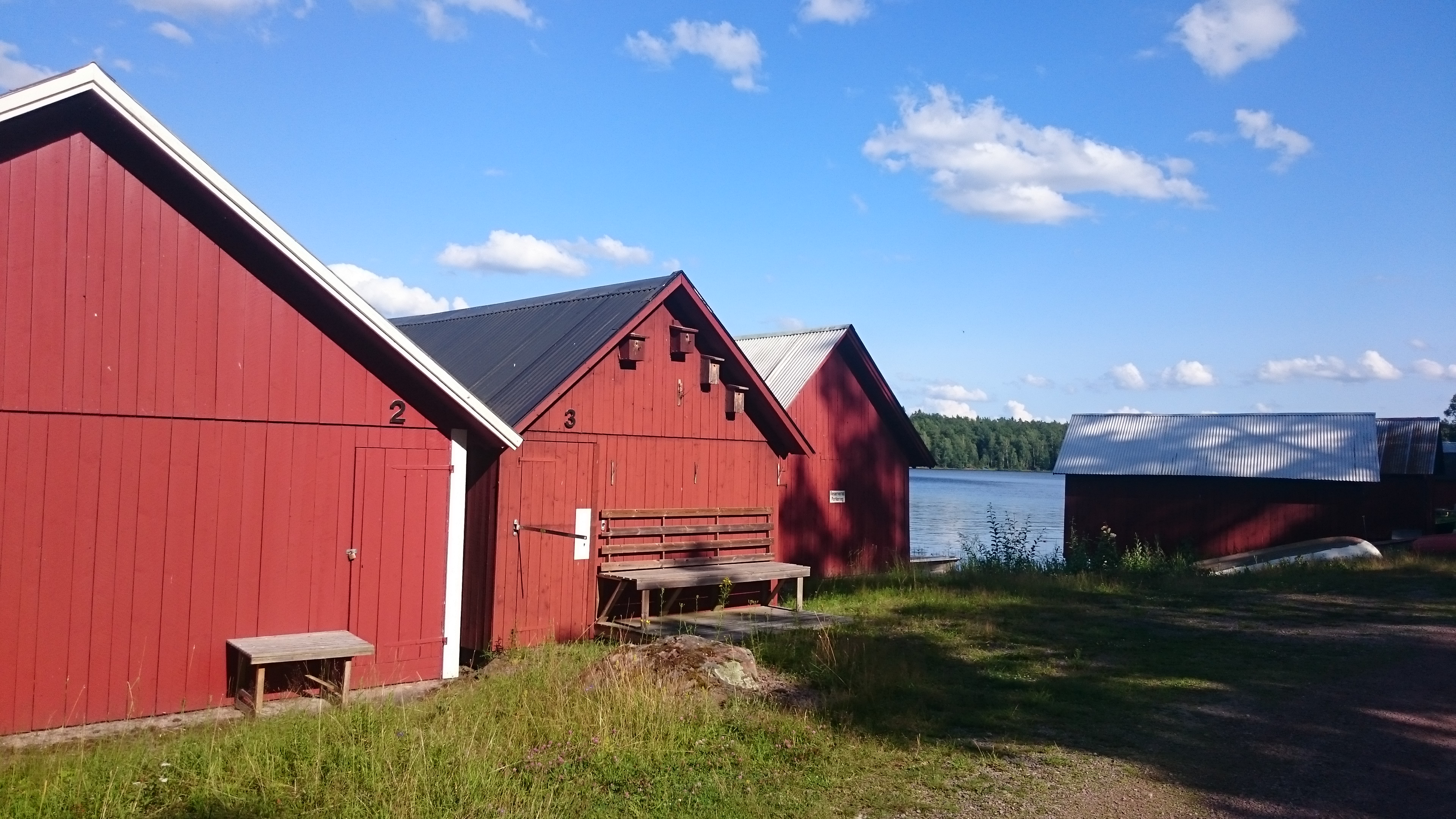 Båthusen i Kalkviken