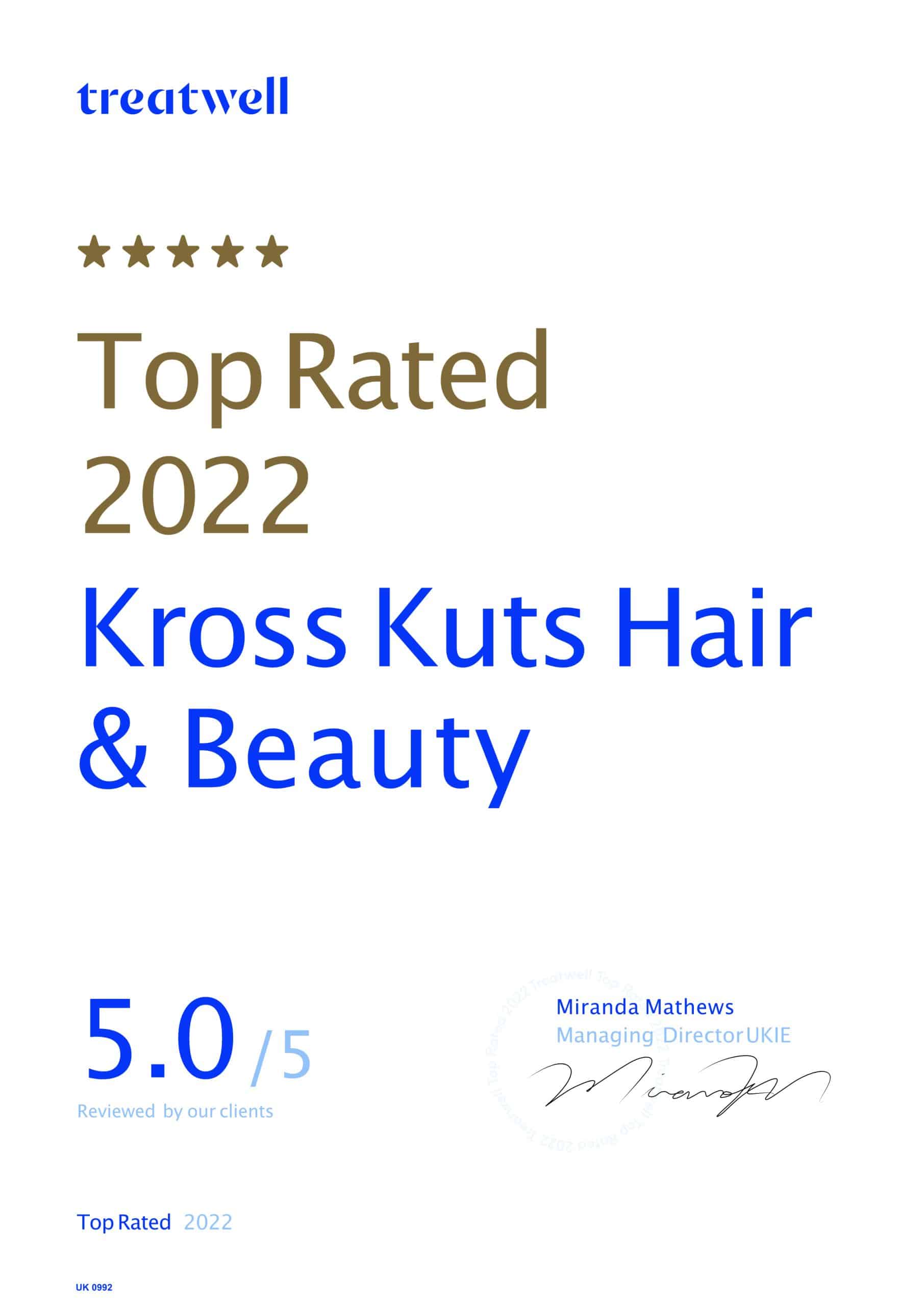 Kross Kuts Award