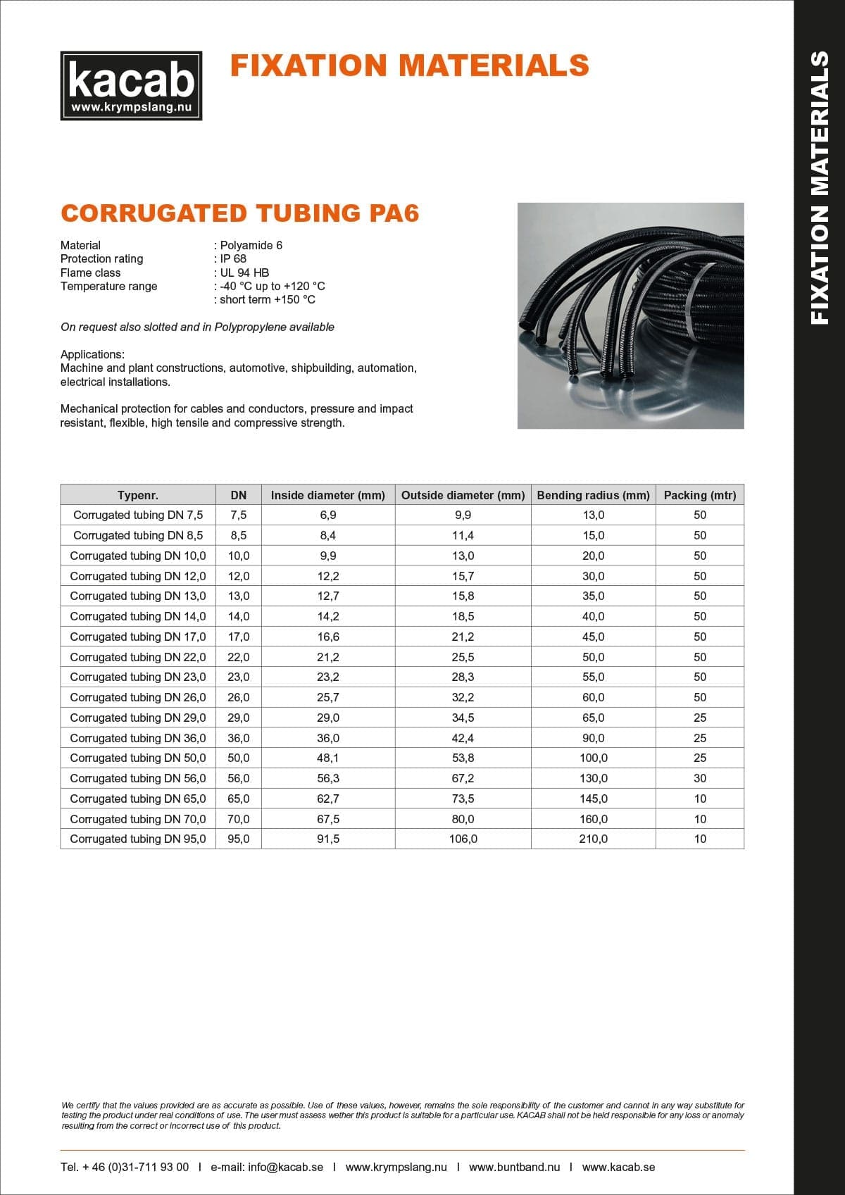 Corrugated Tubing