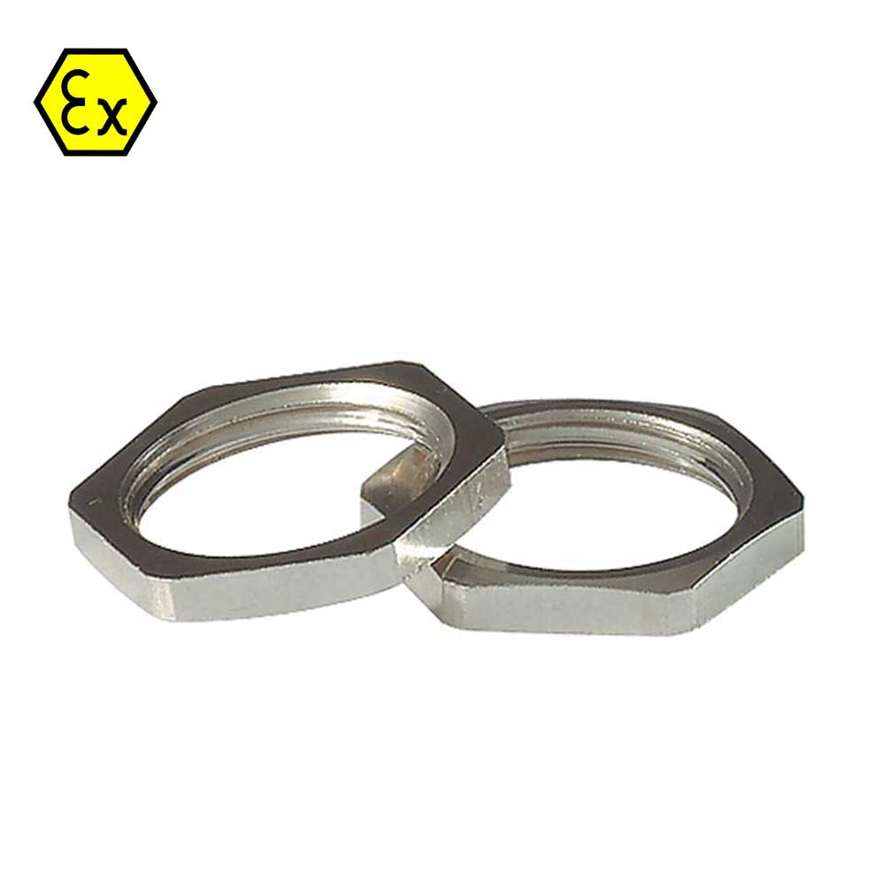 Ex Brass Jacob hexagonal locknuts - Metric