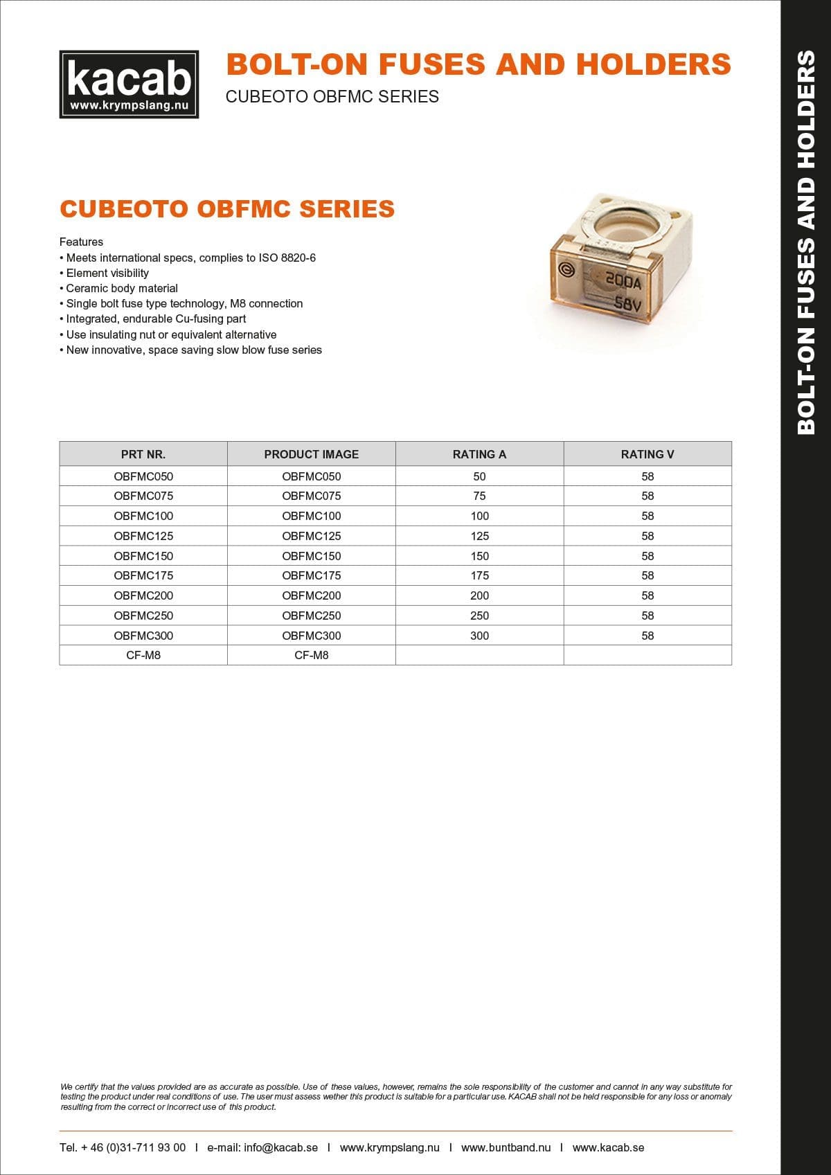 CUBEOTO OBFMC SERIES