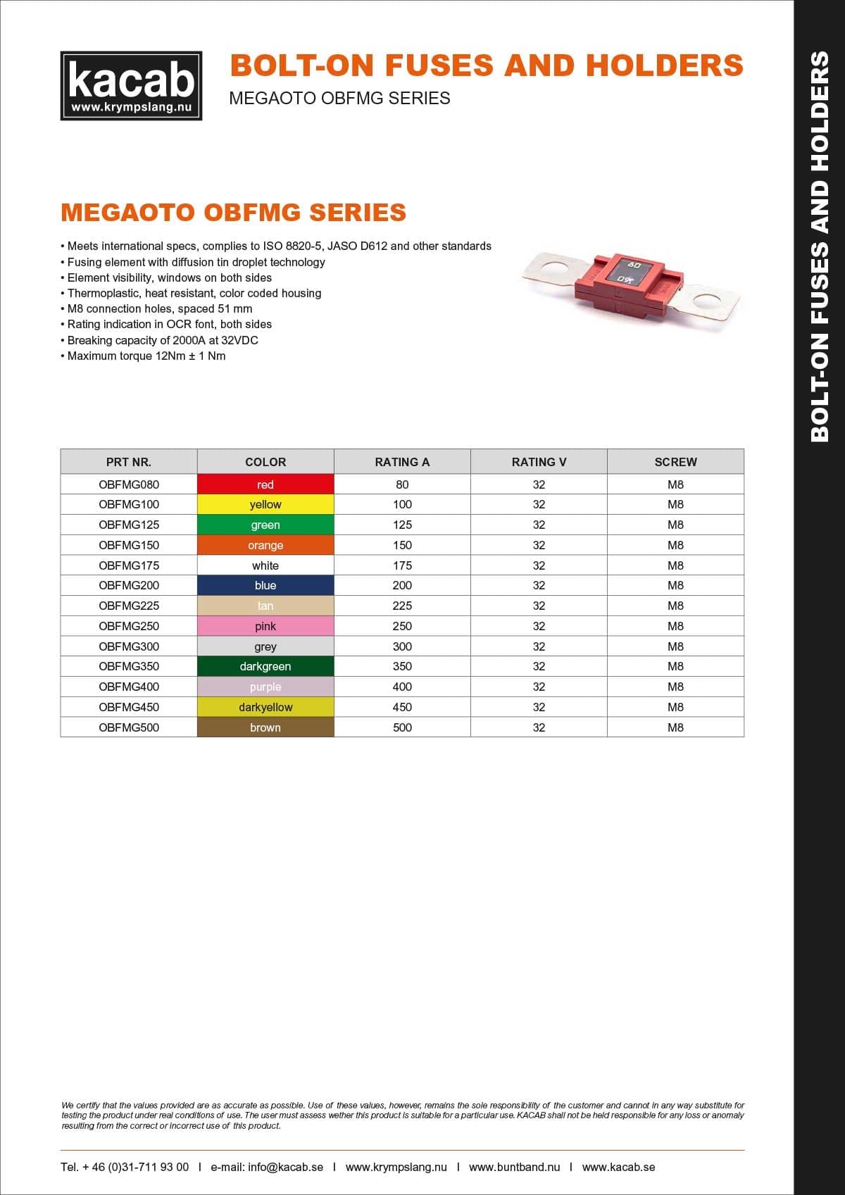 Megaoto OBFMG Series