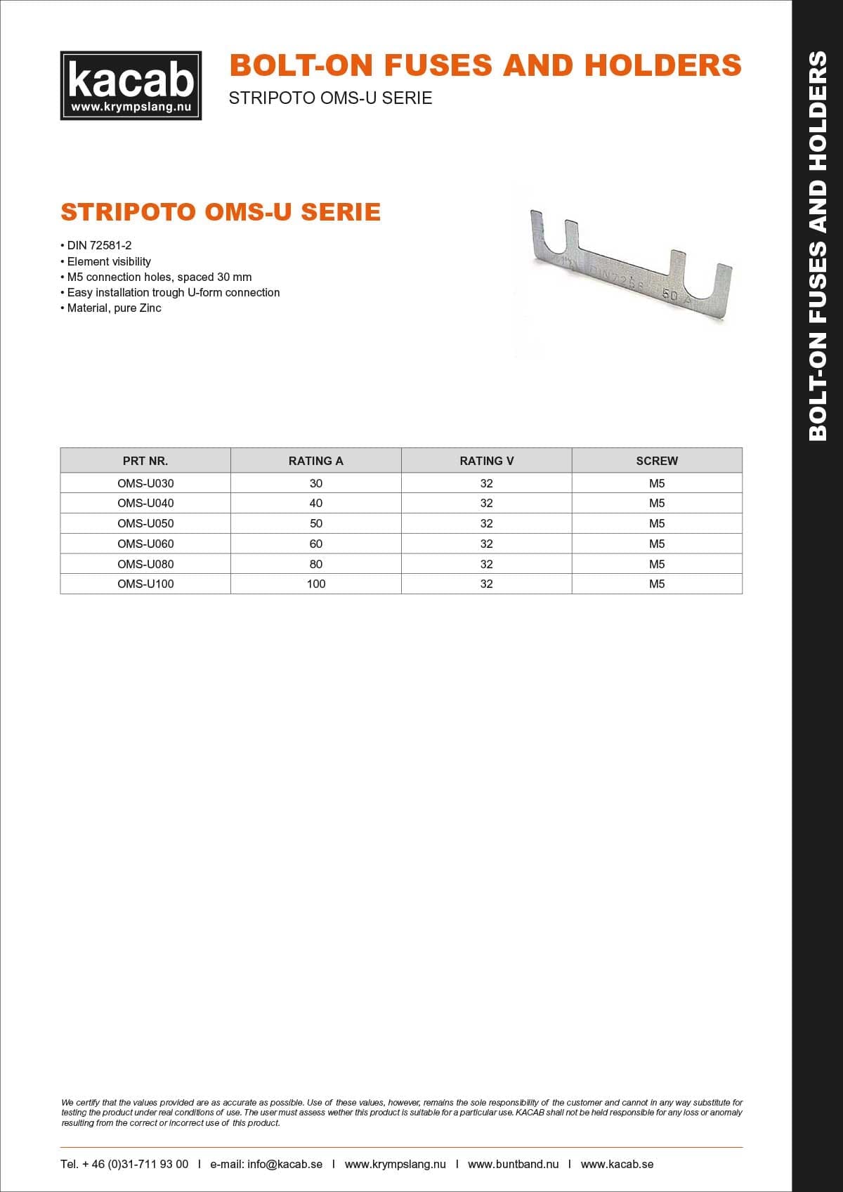 Stripoto OMS-U Series