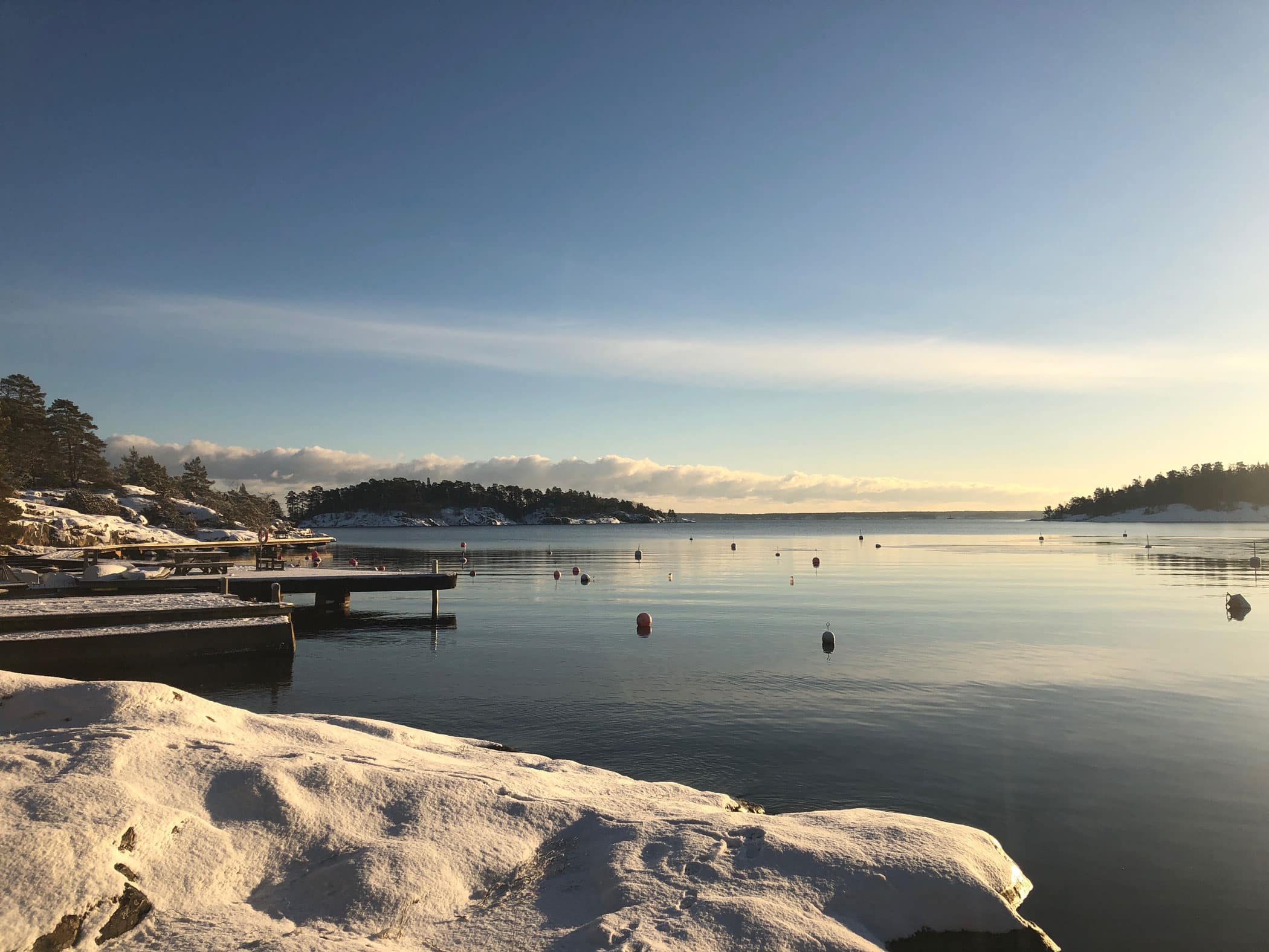 Krysshamn vintertid
