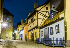 Het gouden straatje bij nacht