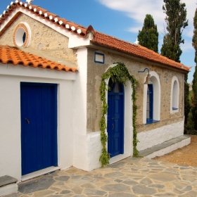 Skiathos - A little church near Kastro