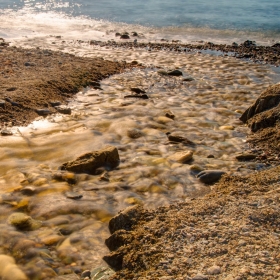 Kechria Beach - small creek at small paradise