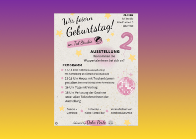 Tal Studio 2. Geburtstag