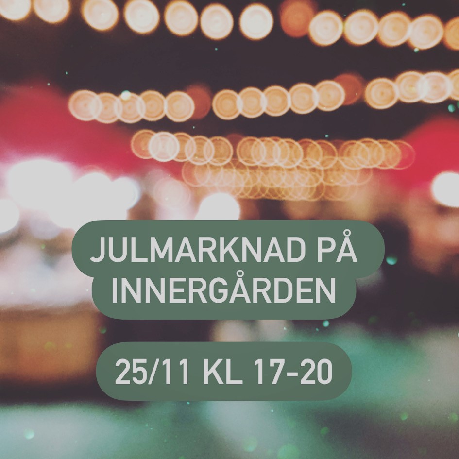 Julmarknad på innergården 25/11