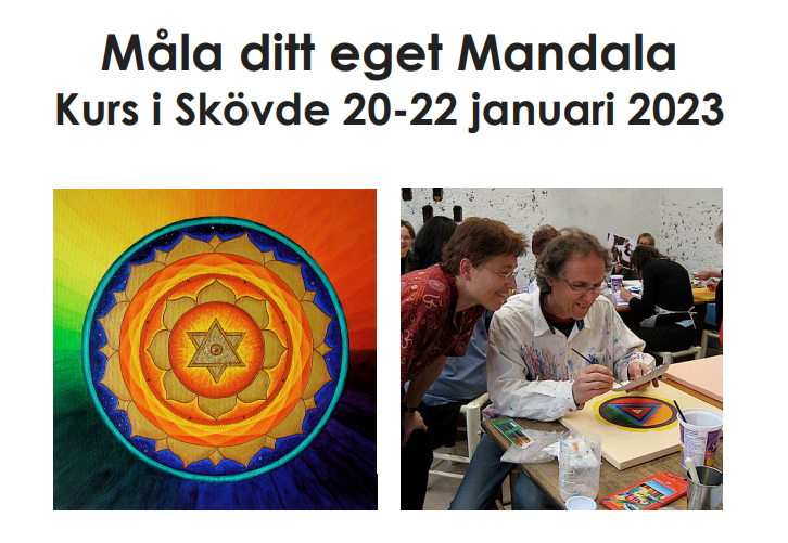 Måla ditt eget mandala – kurs 20-22 januari 2023