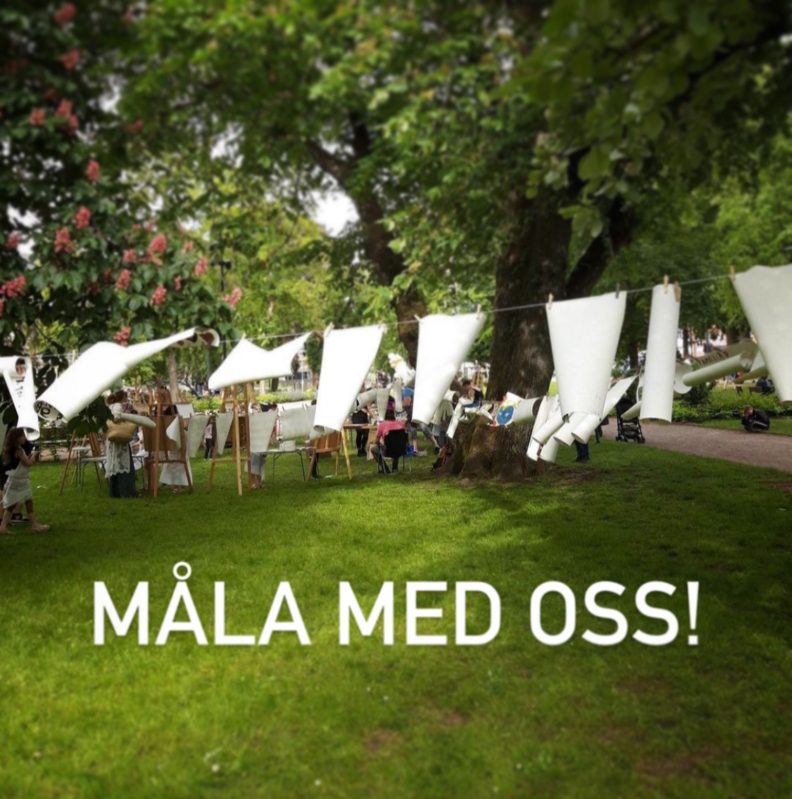 Barnmåleri i kyrkparken den 6 juni!