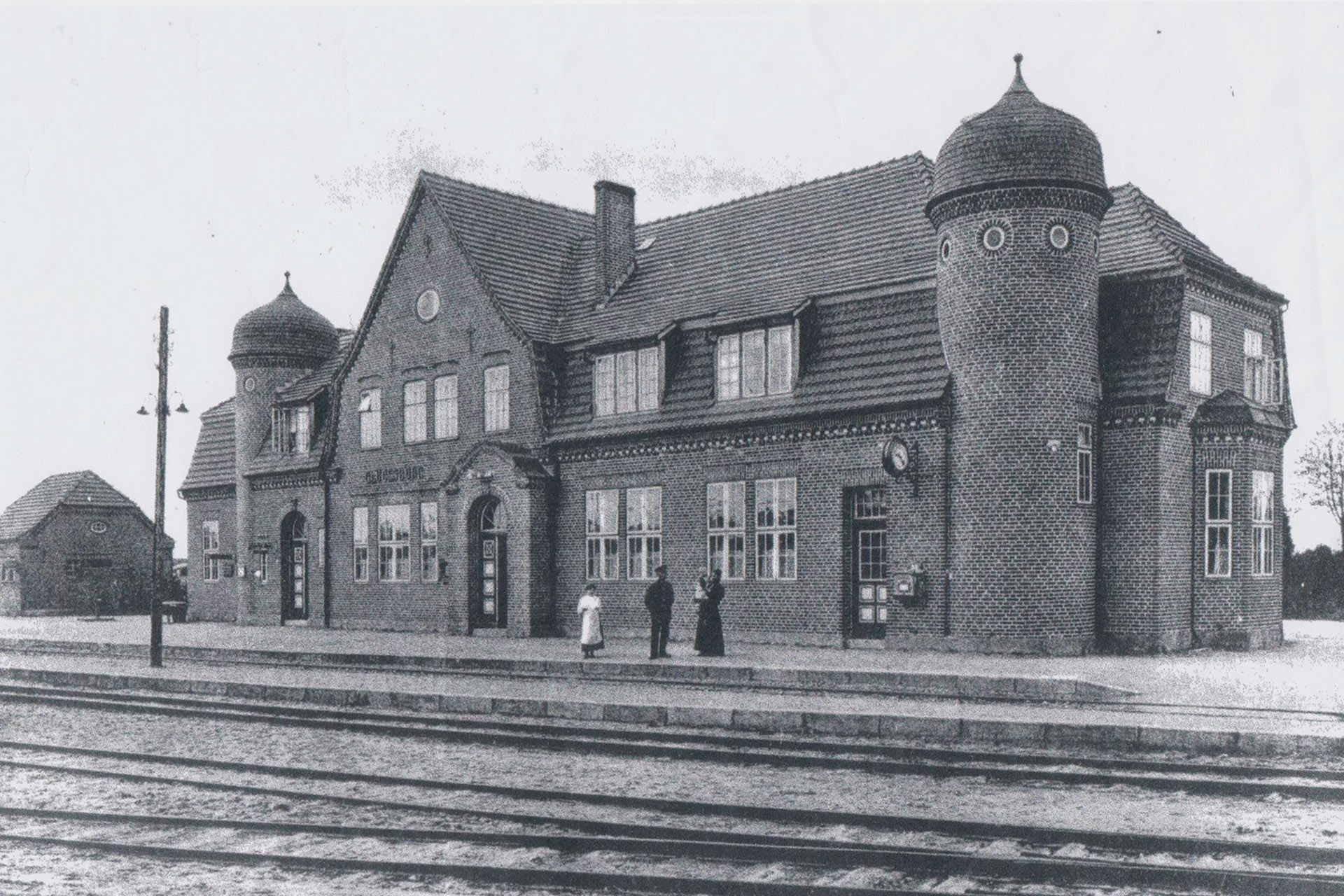 Bahnhof Postkartenmotiv
