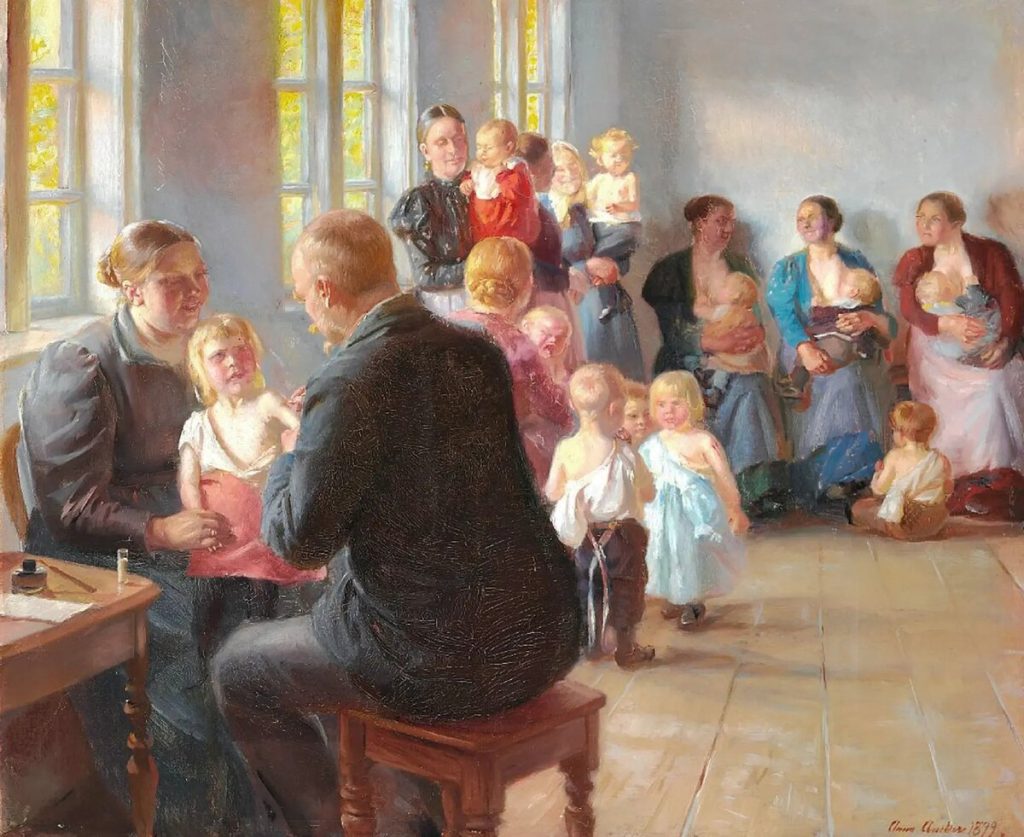 Anna Ancher En vaccination (1899)