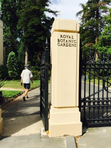 Melbourne botanisk have indgang