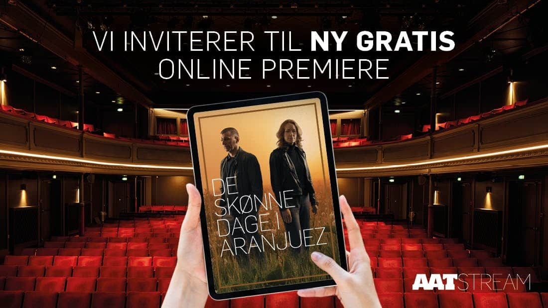 Hallo, Aalborg Teater kalder. Ny live streaming igen i aften.