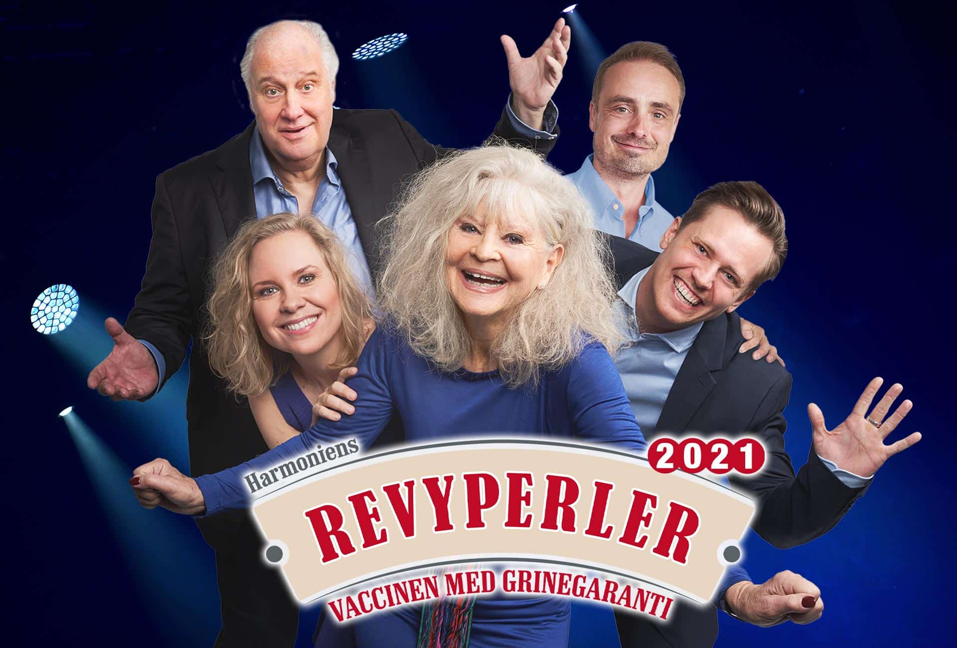 Harmoniens revyperler  2021 – i år med Lone Hertz som en charmerende diva.