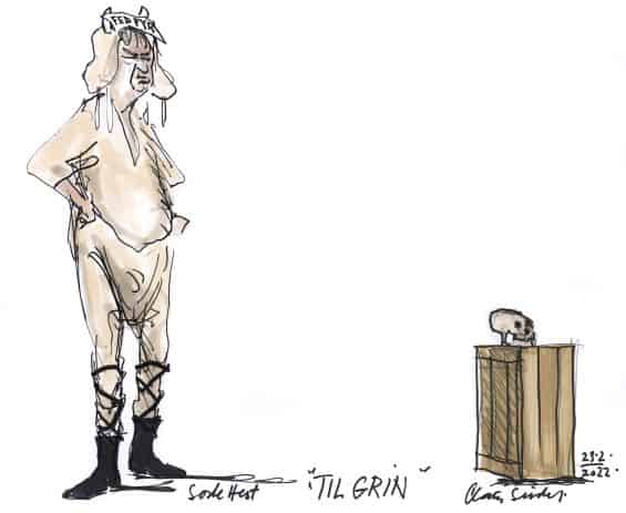 Til Grin – Jeg Malvolio på Teatret ved Sorte Hest.