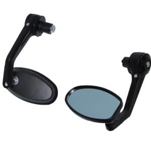 JUEGO RETROVISORES ALUMINIO CAFE RACER PARA CONTRAPESO Mod. K-426 Ref. 800426