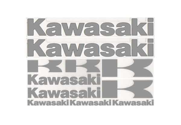 KIT 11 ADHESIVOS KAWASAKI BARNIZABLES (Pulse aquí para ver distintos colores)