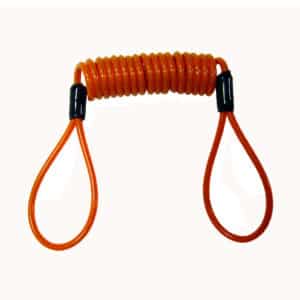 24 Unidades - Cable Espiral Naranja Recordatorio 150 cms Ref.255106 (Oferta precio unitario 1'98 €)