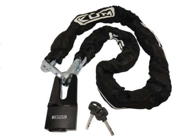 PACK CADENA ESLABONES CEMENTADA 255312 + CANDADO ACERO 255905