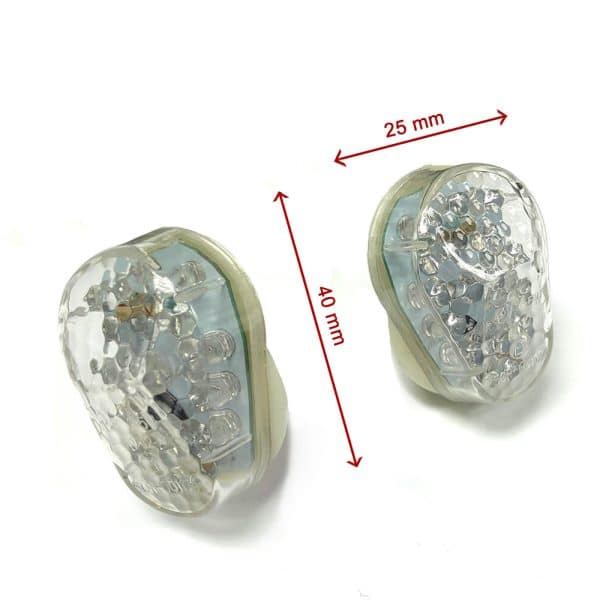 Par Intermitentes Led Carenado Transparente Suzuki Homologados Ref. 640131 - Imagen 2